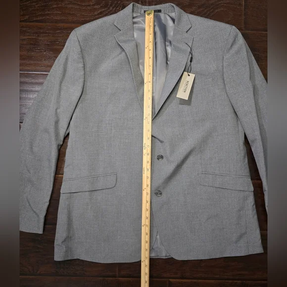 NWT Kenneth Cole Reaction Grey Mens Big and Tall 2 Piece Suit 50L 44W